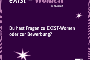 EXIST-Women* by NEXSTER online Infoveranstaltung